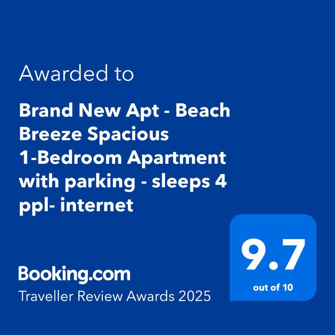 Brand New Apt - Beach Breeze Spacious 1-Bedroom Apartment With Parking - Sleeps 4 Ppl- Internet Борнмут Экстерьер фото